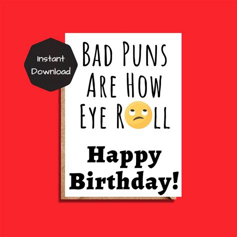 Printable Birthday Card Funny Funny Birthday Card Etsy