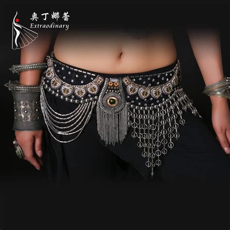 Buy Women Professional Belly Dance Tribal Waist Belt
