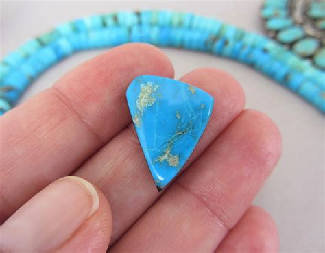Rare Blue Gem Turquoise New Old Stock Cabochon 65 Carats Etsy