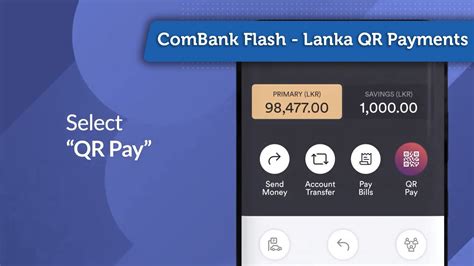 Combank Flash Digital Bank Account Lanka Qr Payments Youtube