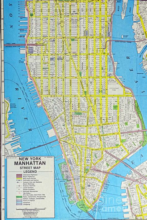 Street Map Of Lower Manhattan