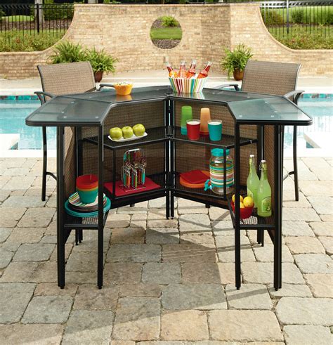 Decorate Your Outdoor Place With Luxurious Outdoor Bar Set TopsDecor Com