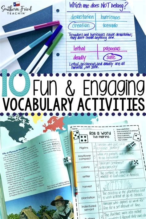 10 Fun And Engaging Vocabulary Activities Southern Fried Teachin