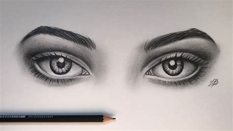 Tutorial Como Desenhar Olhos Iguais How To Draw Both Realistic Eyes