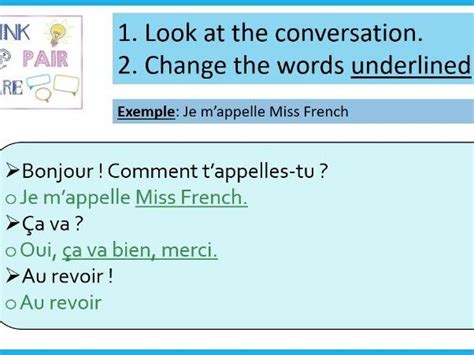 French Y7 Les Salutations Teaching Resources