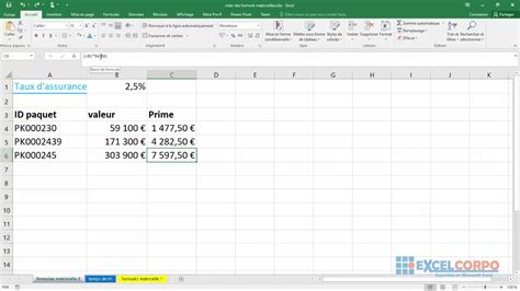 FORMATION Excel Comment Utiliser Des Formules Matricielles Dans Une Feuille De Calcul