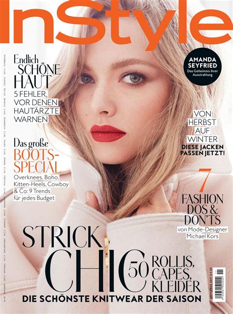 Amanda Seyfried - InStyle Magazine Germany Issue, November 2017 • CelebMafia