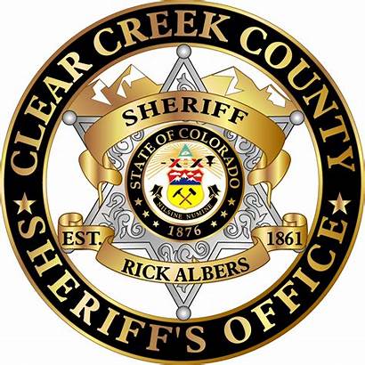 Clear Creek Sheriff County Badge Sheriffs