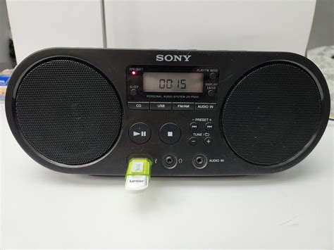 Sony Zs Ps50 Mini Stereo Portable Boombox System Am Fm Radio Cd Usb