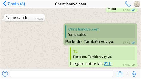 Whatsapp C Mo Responder Y Citar Mensajes Concretos En Iphone Y Android