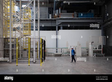 Billy Berclau France 30th May 2023 Acc Worker Inside The Gigafactory Of Automotive Cells
