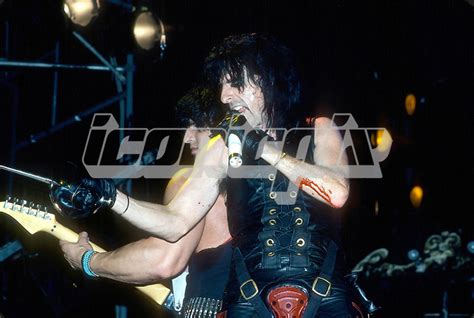 Photo Of Alice Cooper 1987 Performing Live Iconicpix Music Archive