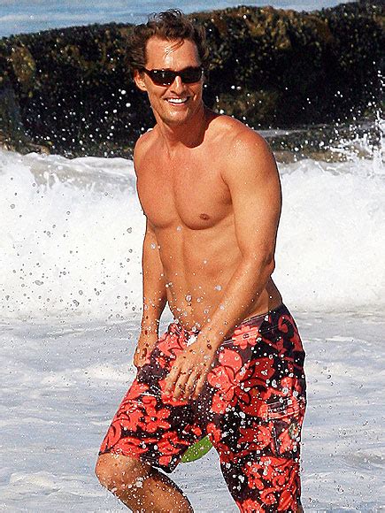 Matthew McConaughey Sunbathes Shirtless Outdoors Naked Male Celebrities