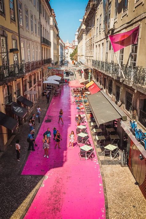 Everything About Pink Street Lisbon In Cais Do Sodre