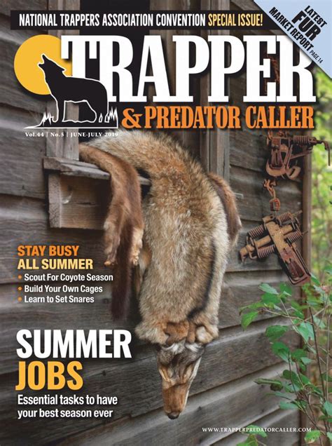 Trapper And Predator Caller Junejuly 2019 Digital