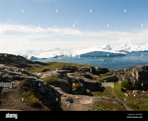 Ilulissat Icefjord Qaasuitsup Municipality In Western Greenland Located