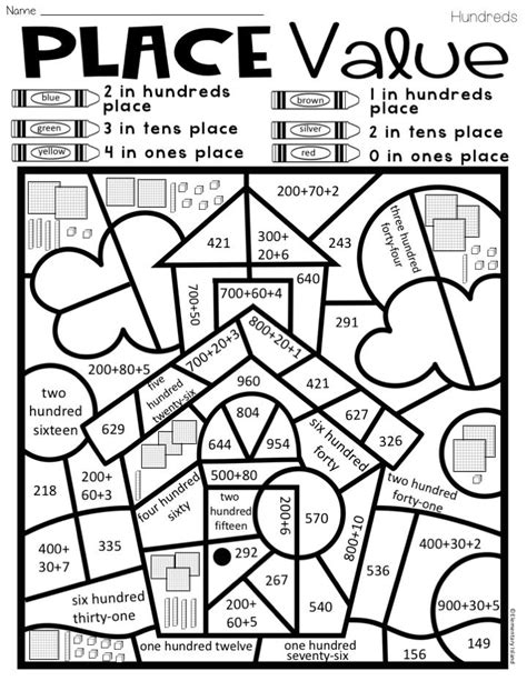 Place Value Activities Place Value Worksheets Place Values Math