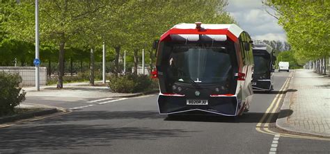 Uk Launches 10 Seater Autonomous Electric Buses In Cambridge