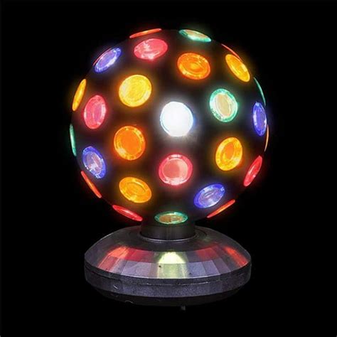 Kicko 9 Disco Light Led Revolving Strobe Lighting Ball Perfect For