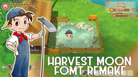 Harvest Moon Remake Story Of Seasons Friends Of Mineral Town Gameplay