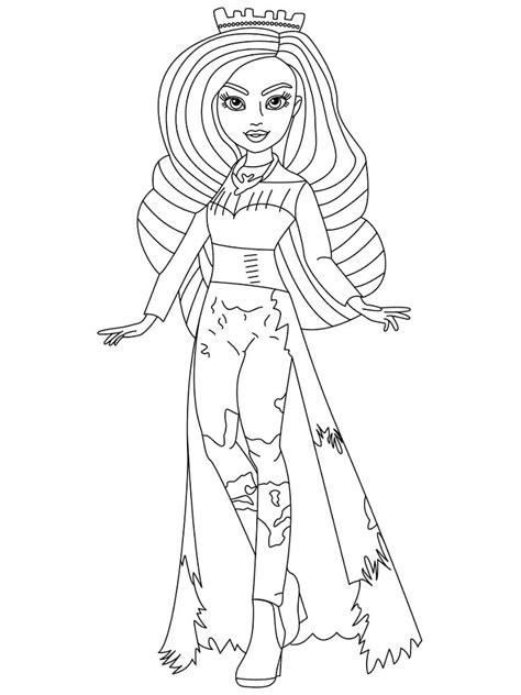 Mal From Descendants Coloring Page My XXX Hot Girl