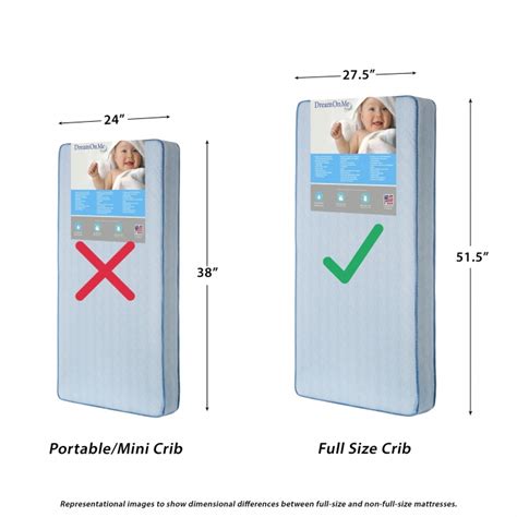 Avoid buying mattress having space between the side of the mattress and the crib frame. Orthopedic Extra Firm Foam Standard Crib Mattress | Dream ...