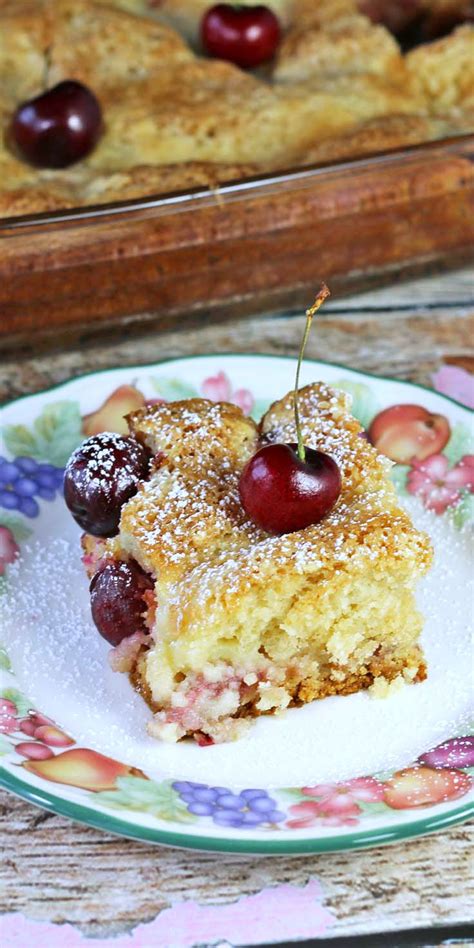 This butter cake is a plain cake and i've already posted many plain cake recipes here. Sweet Cherries Ooey Gooey Butter Cake - Recipes Food and ...