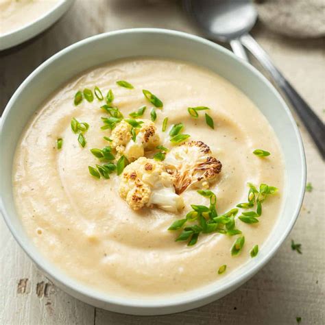 Creamy Vegan Cauliflower Soup Connoisseurus Veg