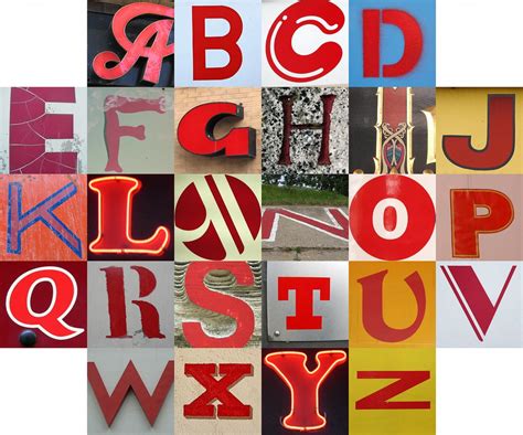 Red Letters Postings To The Themed Alphabets Group During Flickr