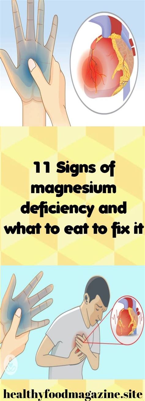 11 signs of magnesium deficiency and what to eat to fix it signs of magnesium deficiency