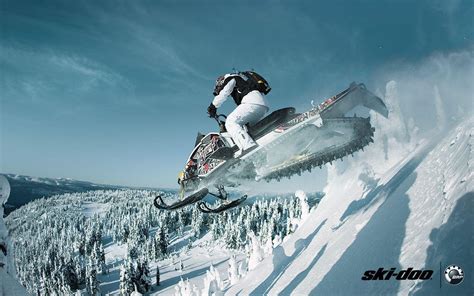 Cool Snowmobile Wallpaper ~ Jumping With A Snowmobile Goawall