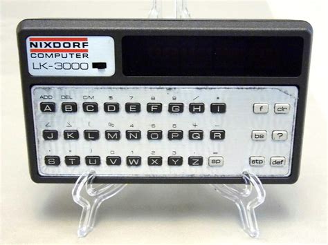 Vintage Nixdorf Handheld Computer Model Lk 3000 Made In Flickr