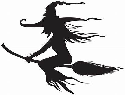 Witch Halloween Silhouette Clip Clipart Transparent Witchcraft
