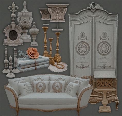 Sims 4 Antique Furniture Cc