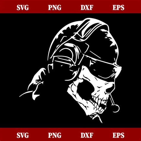 Call Of Duty Game Skull Svg Cut File Call Of Duty Ghost Helmet Logo Svg