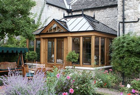 Conservatory With A Natural Finish Victorian Sunroom London By Town And Country