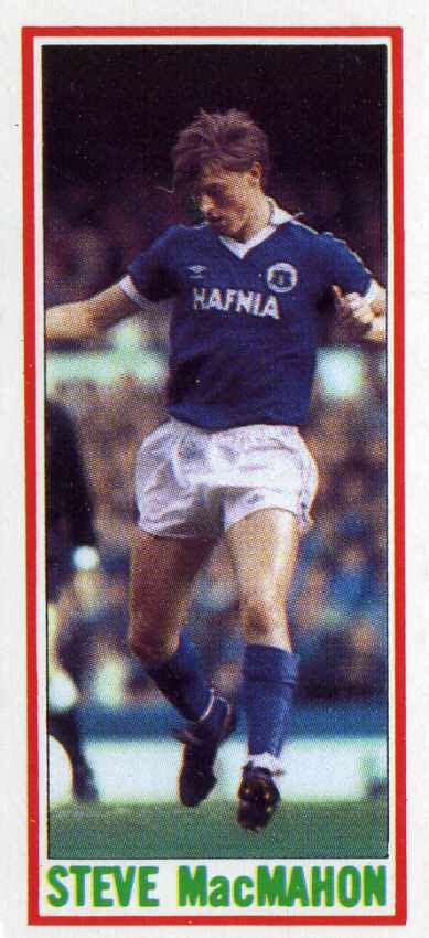 Steve McMahon Of Everton In 1981 Retro Football Everton Football