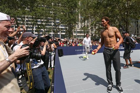 Rafael Nadal Plays Strip Tennis Against Models Outsports