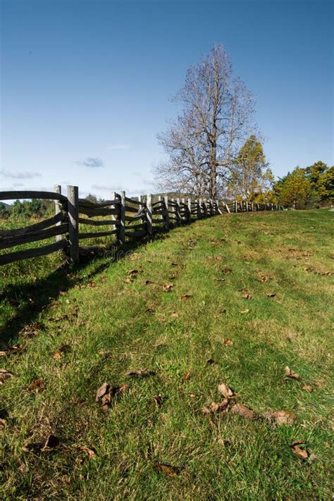 Split Rail Fence Blue Ridge Parkway Va Usa Stock Photos Free