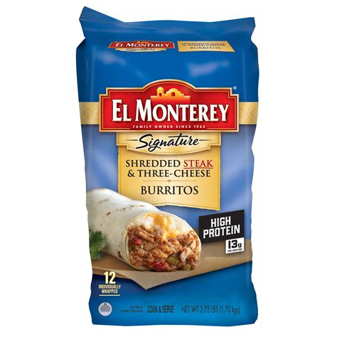 This post is sponsored by bush's® beans. El Monterey Signature Shredded Steak and Three-Cheese ...