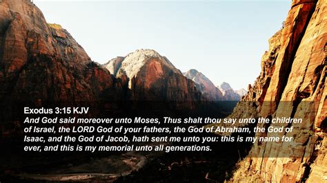 Exodus 3 15 KJV Desktop Wallpaper And God Said Moreover Unto Moses