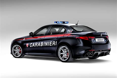 italian police get two 190 mph alfa romeo cop cars