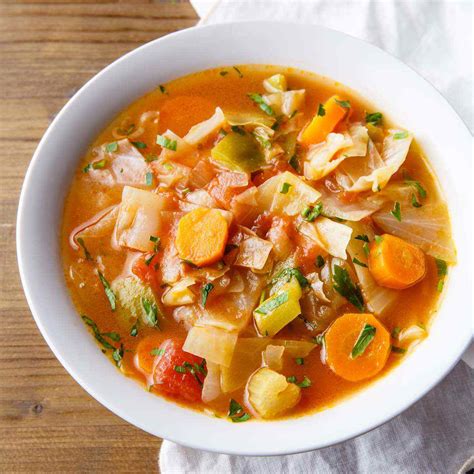 .beef vegetable soup, chicken noodle harvest vegetable soup, homemade vegetable soup. Cabbage Weight Loss Soup (Cozy, Comforting and Nutritious ...