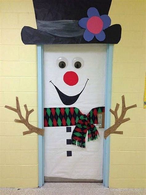 68 Amazing Classroom Doors for Winter and the Holidays Decoração de