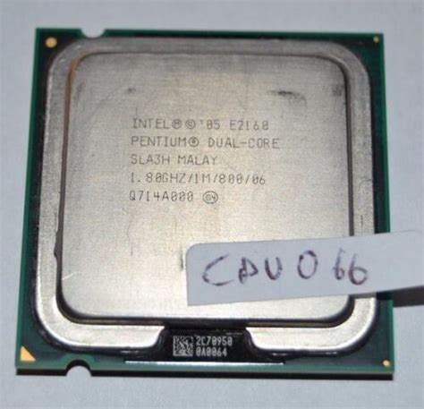 Cpu Processeur Intel Pentium Dual Core E2160 Sla3h Socket Lga775