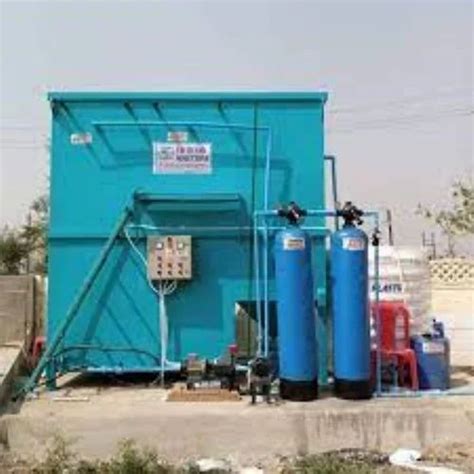 Semi Automatic Sewage Water Treatment Plant 1 Kw Installation