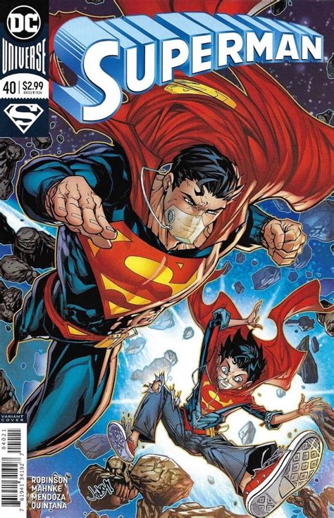 Superman Comic Issue 40 Limited Variant Rebirth Modern Age