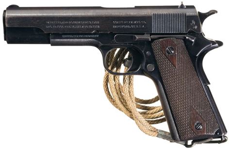 Sold Price Wwi Us Colt Model 1911 Semi Automatic Pistol With Holster