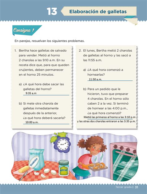 Tambien se puede encontrar resuelto y contestado el libro del 9 año de matematicas con todas las respuestas de las actividades 2020 2021. Elaboración de galletas - Bloque I - Lección 13 ~ Apoyo ...