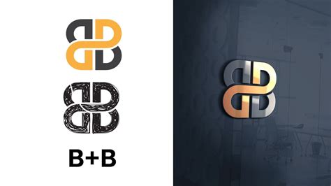 How To Bb Logo Design Youtube